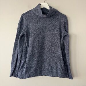 J. Crew Wool Blend Cowl Neck Front Pocket Sweater Small